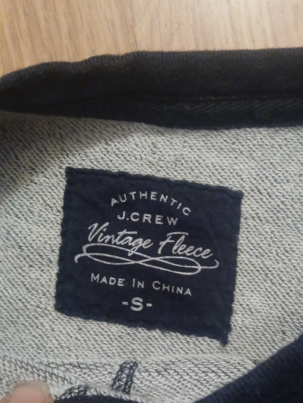 WoMen's Fleece Marled Charcoal Crewneck Sweater - Dark Gray